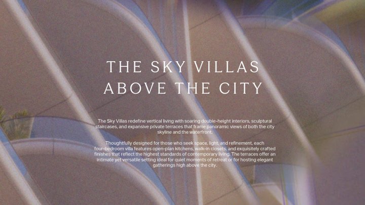 Dubai, Design District – Exclusive Sky Villas for Sale