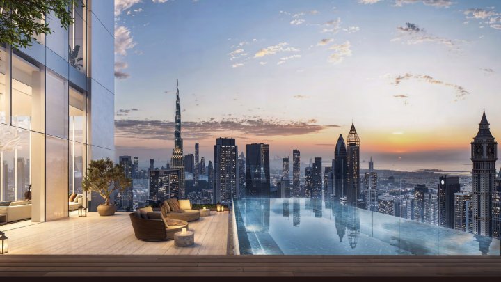 4BR D2 Dubái, Emirates Towers – Residencias de servicio ultra lujosas