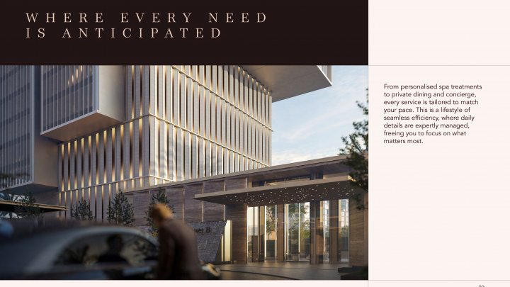 2 BR B3-E Dubái, Emirates Towers – Residencias de servicio ultra lujosas