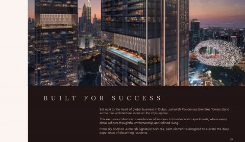 Jumeirah Residences Emirates Towers-Brochure Tower A-09
