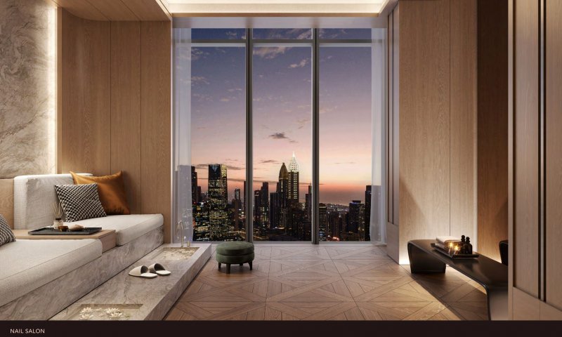 1BR A1A Dubaï, Emirates Towers – Résidences ultra-luxueuses avec services