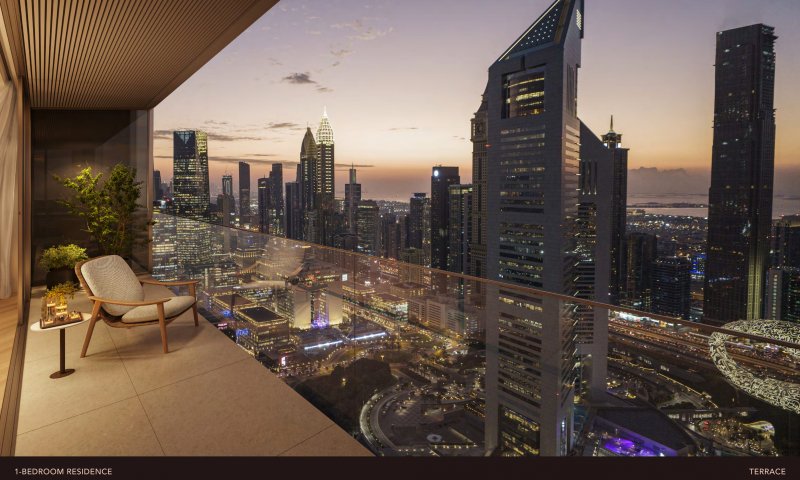 1BR A1-N1 Dubai, Emirates Towers – Residenze di lusso con servizi di altissimo livello