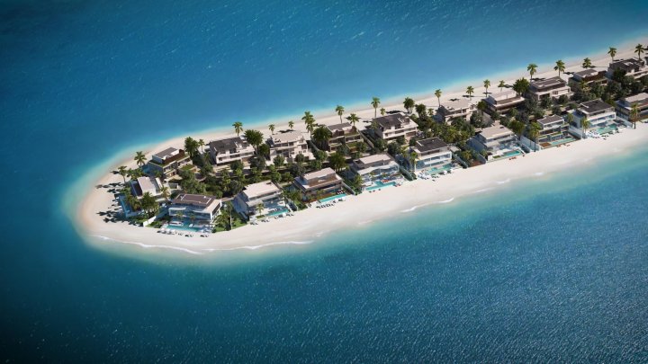 Dubai Palm Jebel Ali Villa exclusive en bord de mer à vendre