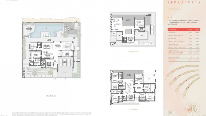 Dubai Palm Jebel Ali Villa exclusive en bord de mer à vendre