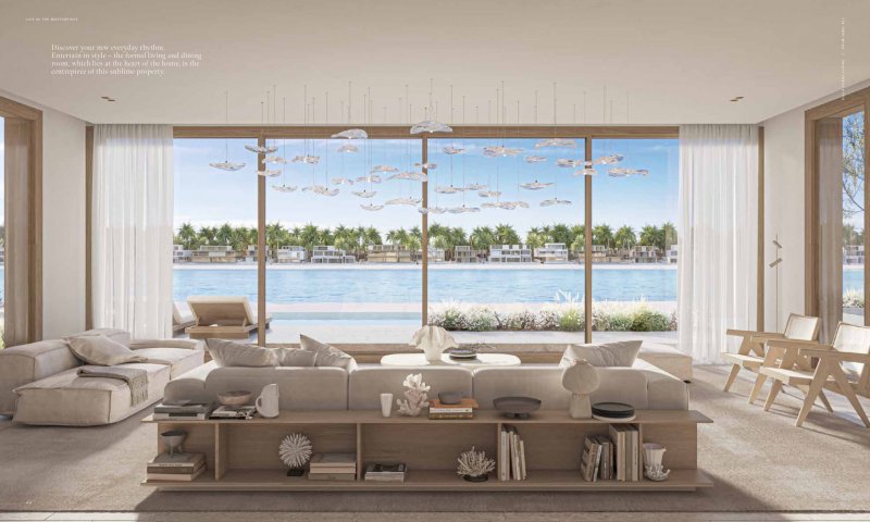 Lussuose ville fronte mare Coral in vendita a Dubai Palm Jebel Ali