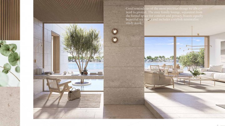 Lussuose ville fronte mare Coral in vendita a Dubai Palm Jebel Ali