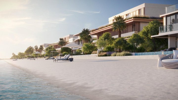 Dubaï Palm Jebel Ali Villas exclusives en bord de plage