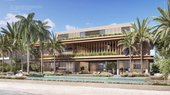 Dubaï Palm Jebel Ali Villas exclusives en bord de plage