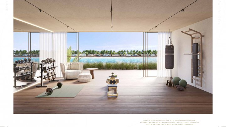 Dubaï Palm Jebel Ali Villas exclusives en bord de plage