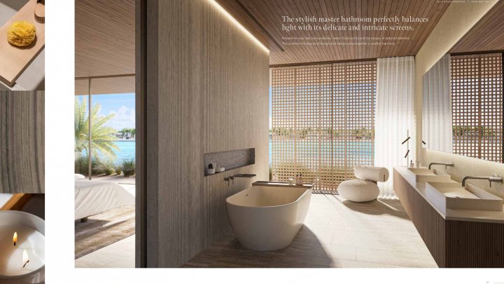 Dubaï Palm Jebel Ali Villas exclusives en bord de plage