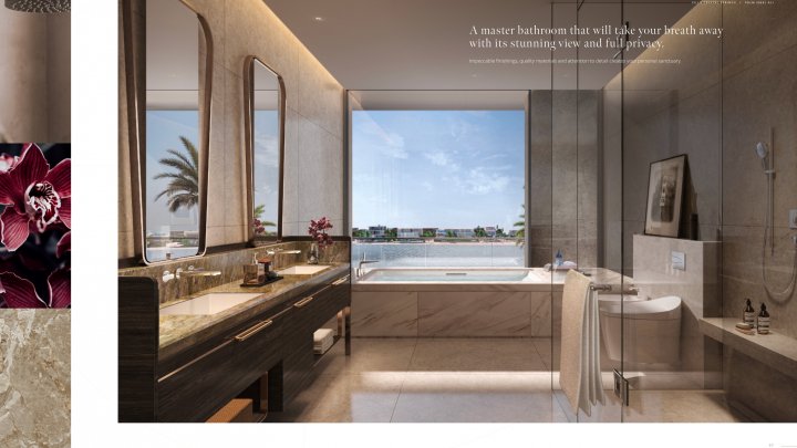 Dubai Palm Jebel Ali Ville esclusive fronte mare