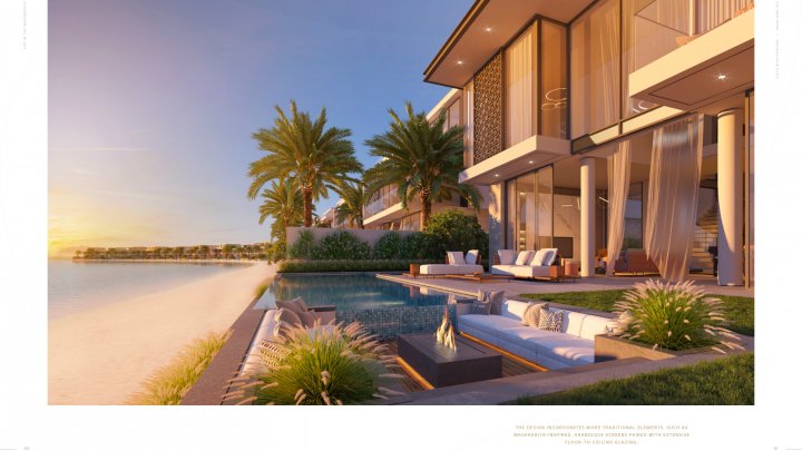 Dubai Palm Jebel Ali Luxuriöse Villen am Strand