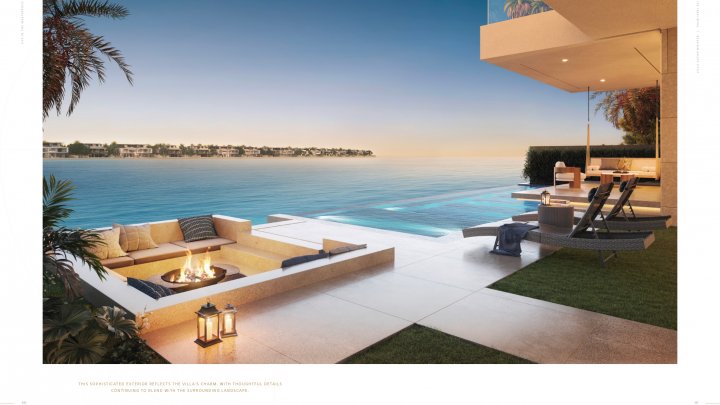 Dubai Palm Jebel Ali Ekskluzivne luksuzne vile uz plažu