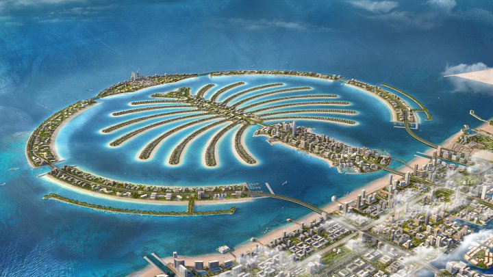 Dubai Palm Jebel Ali Ekskluzivne luksuzne vile uz plažu