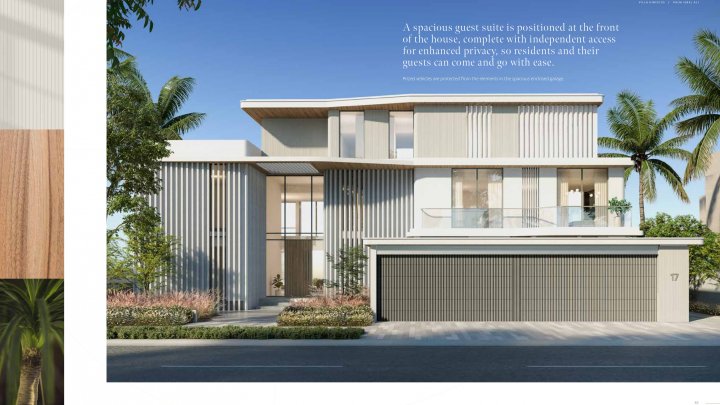 Dubai Palm Jebel Ali Villas exclusives en bord de mer avec design corail