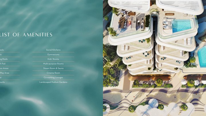 Abu Dhabi Isla Fahid Residencias elegantes frente a la playa