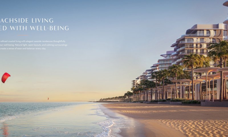 Abu Dhabi Isla Fahid Residencias elegantes frente a la playa