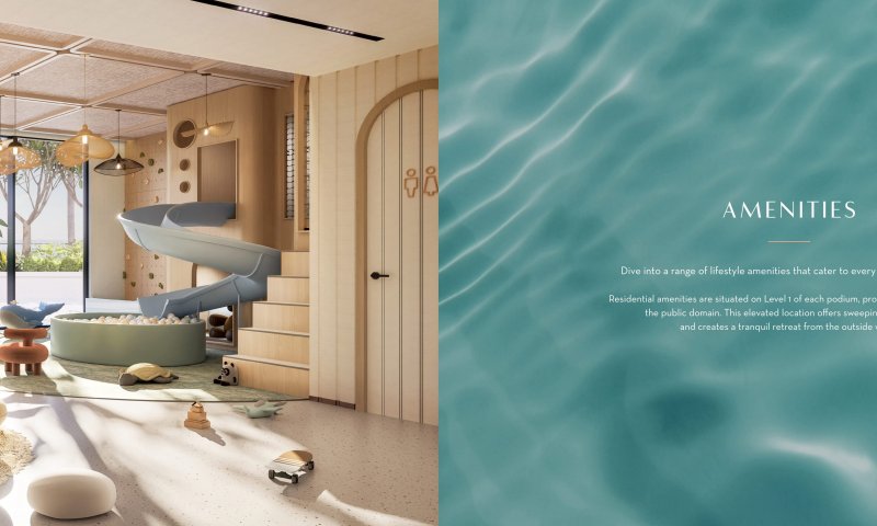 Abu Dhabi Isla Fahid Residencias elegantes frente a la playa