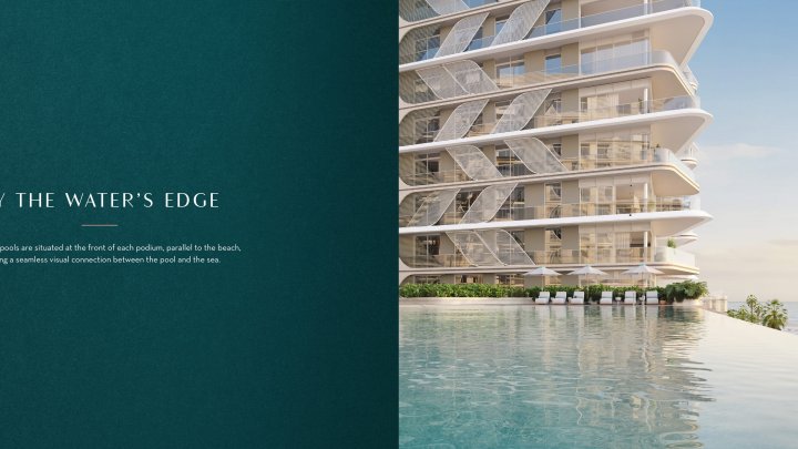 Abu Dhabi Isla Fahid Residencias elegantes frente a la playa