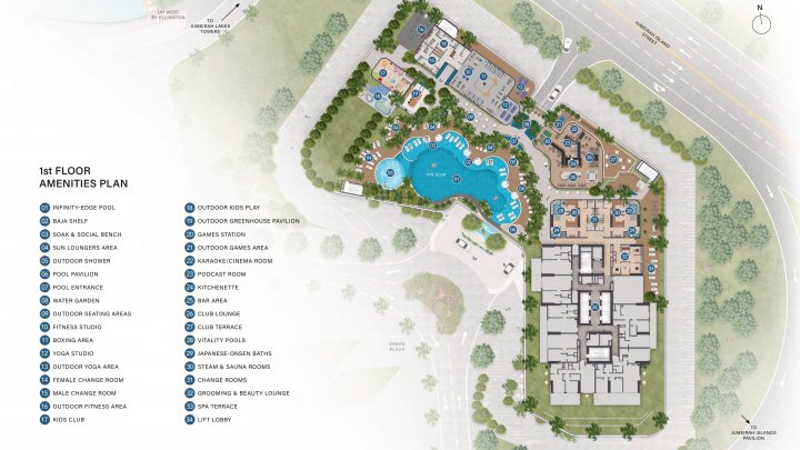 Dubai Jumeirah Islands Residenze esclusive fronte acqua