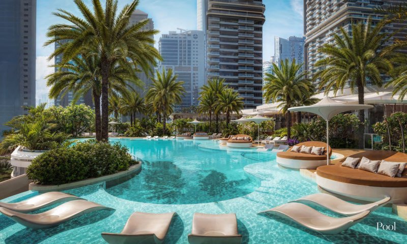 Dubai Jumeirah Islands Residencias exclusivas frente al agua