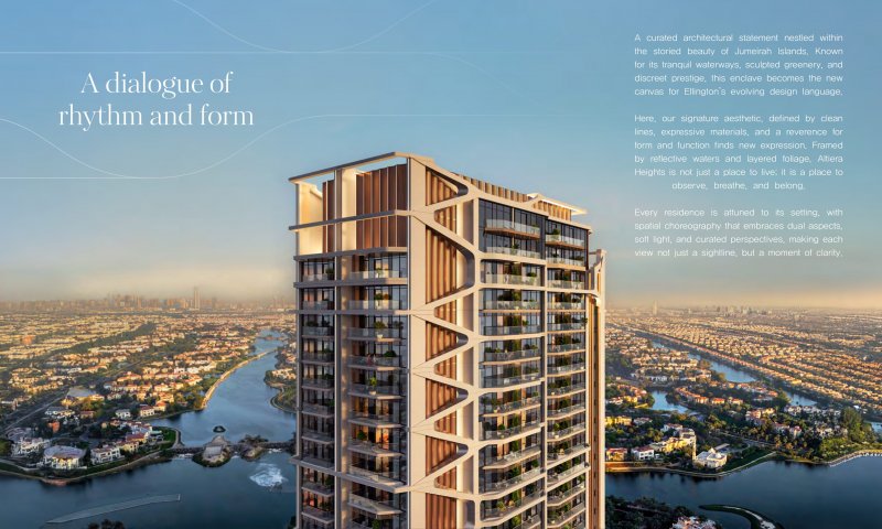 Dubai Jumeirah Islands Residencias exclusivas frente al agua