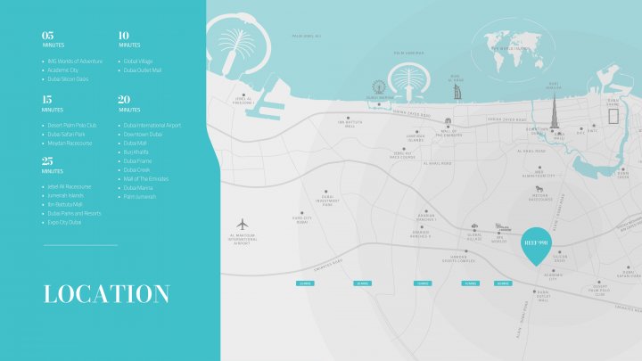 Dubailand, Dubaï Unités résidentielles de luxe exclusives à vendre