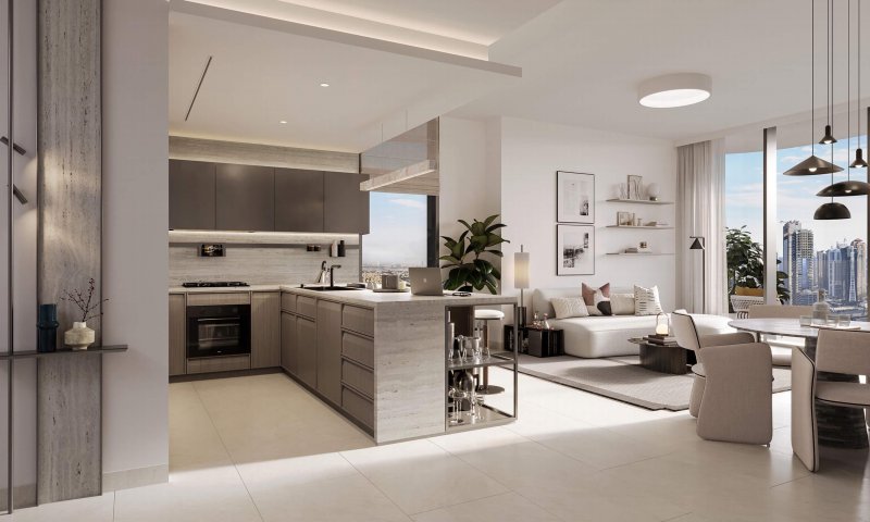 1BR T03 Dubai, Seaside Living - Luxus-Wasserfront-Häuser zum Verkauf