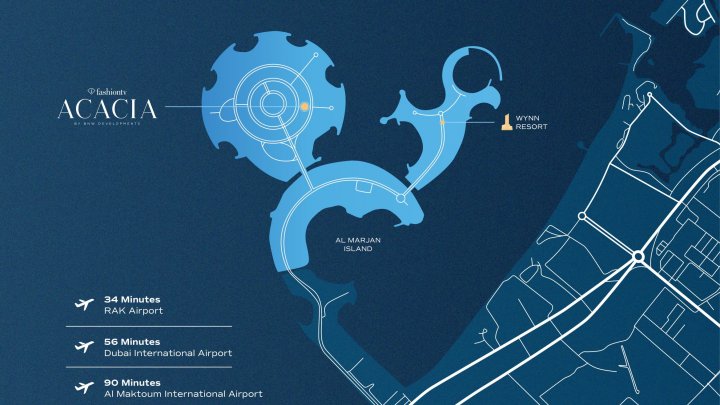 Ras Al Khaimah, Isola Al Marjan - Vivere nel lusso con vista panoramica sul mare